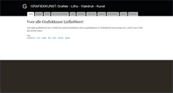 Desktop Screenshot of grafiekkunst.nl